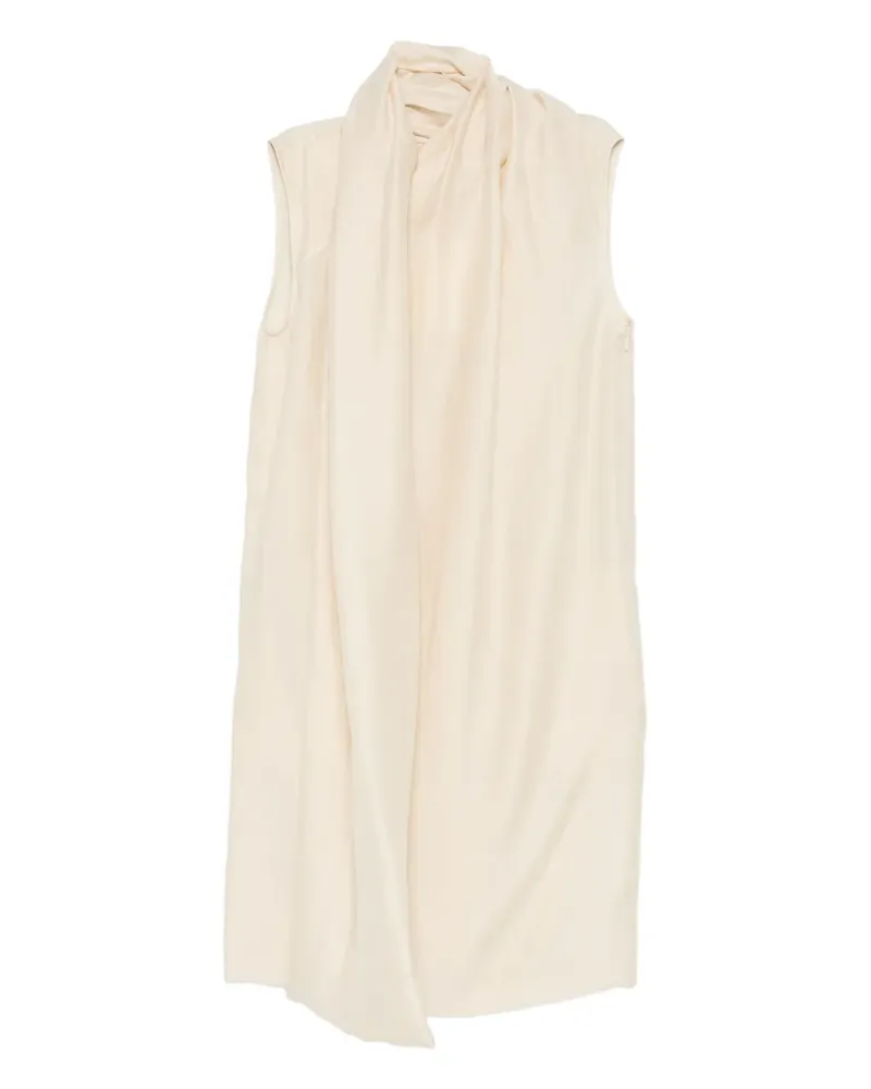 Totême Kleid mit appliziertem Schal - Nude Nude