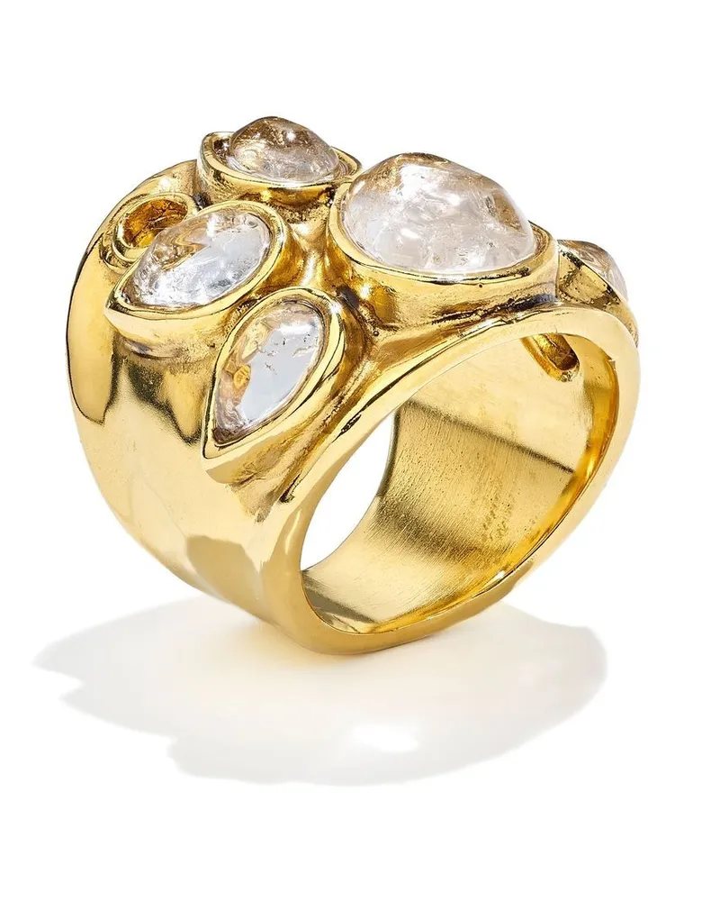 Goossens Paris Großer Cachemire Ring - Gold Gold