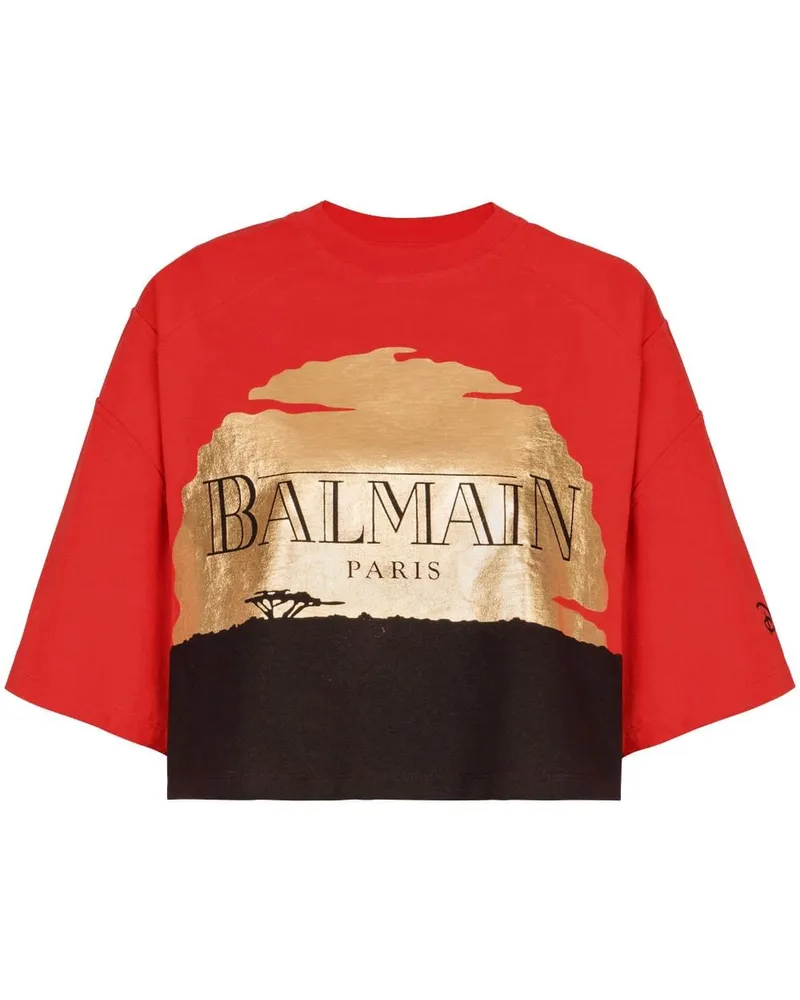 Balmain x Disney The Lion King T-Shirt - Rot Rot