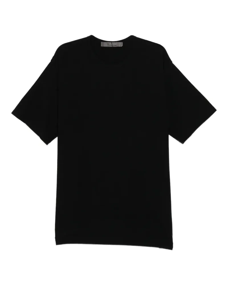 Yohji Yamamoto Klassisches T-Shirt - Schwarz Schwarz