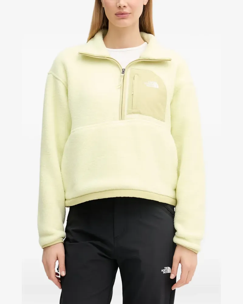 The North Face Fleece-Sweatshirt mit Reißverschluss - Gelb Gelb