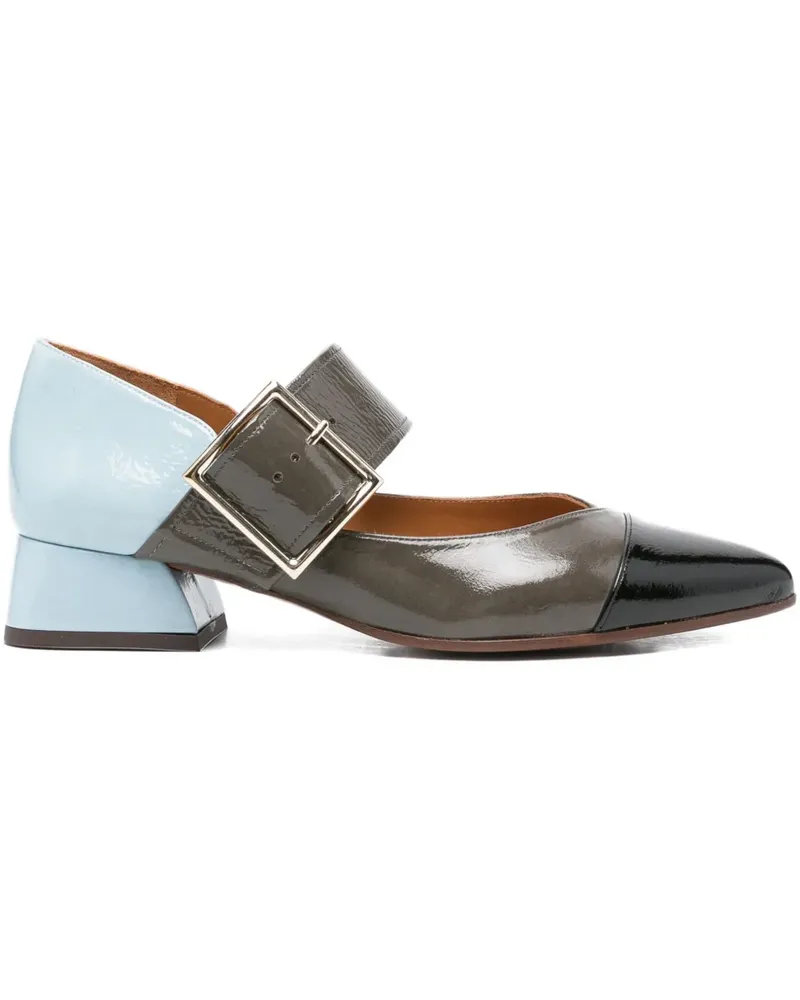 Chie Mihara Pumps mit Blockabsatz 35mm - Blau Blau