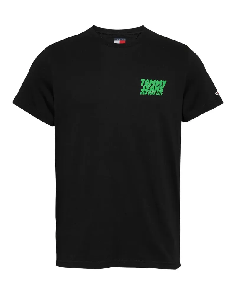 Tommy Hilfiger T-Shirt mit Logo-Print - Schwarz Schwarz