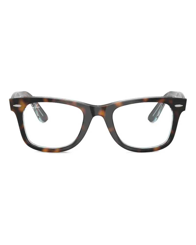 Ray Ban Brille mit eckigem Gestell - Braun Braun