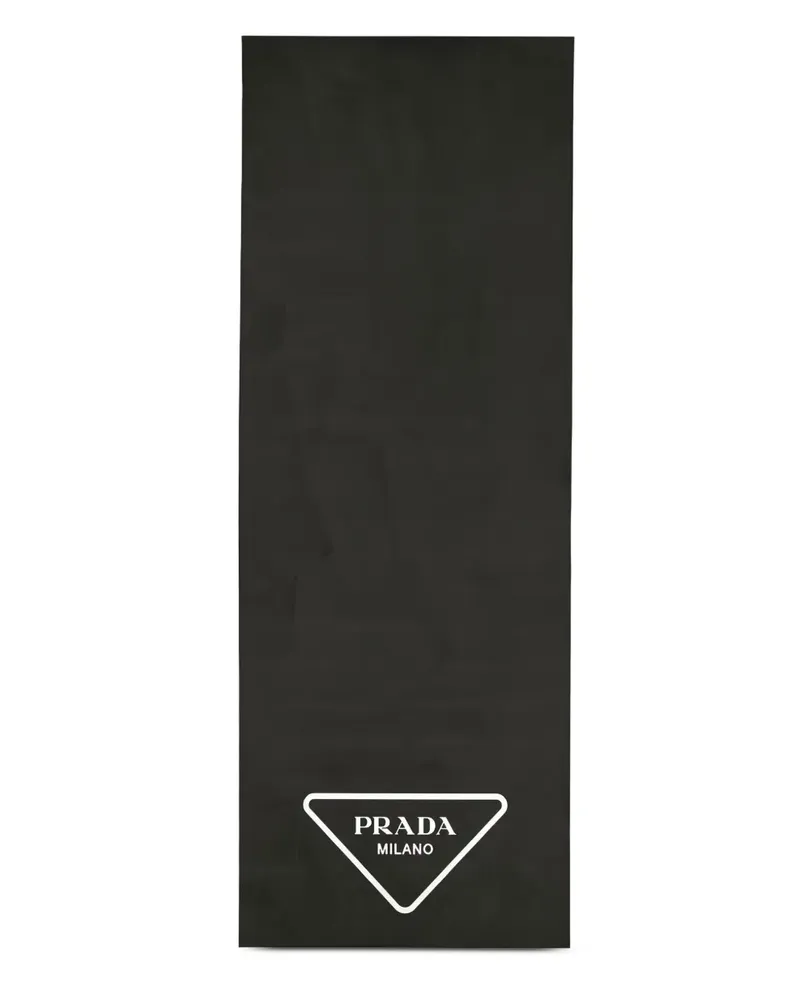 Prada Reisetasche mit Logo-Print - Schwarz Schwarz