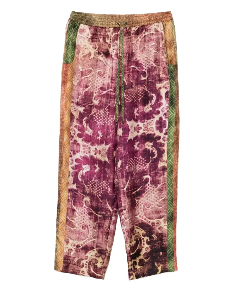 Pierre-Louis Mascia Gemusterte Hose - Violett Violett