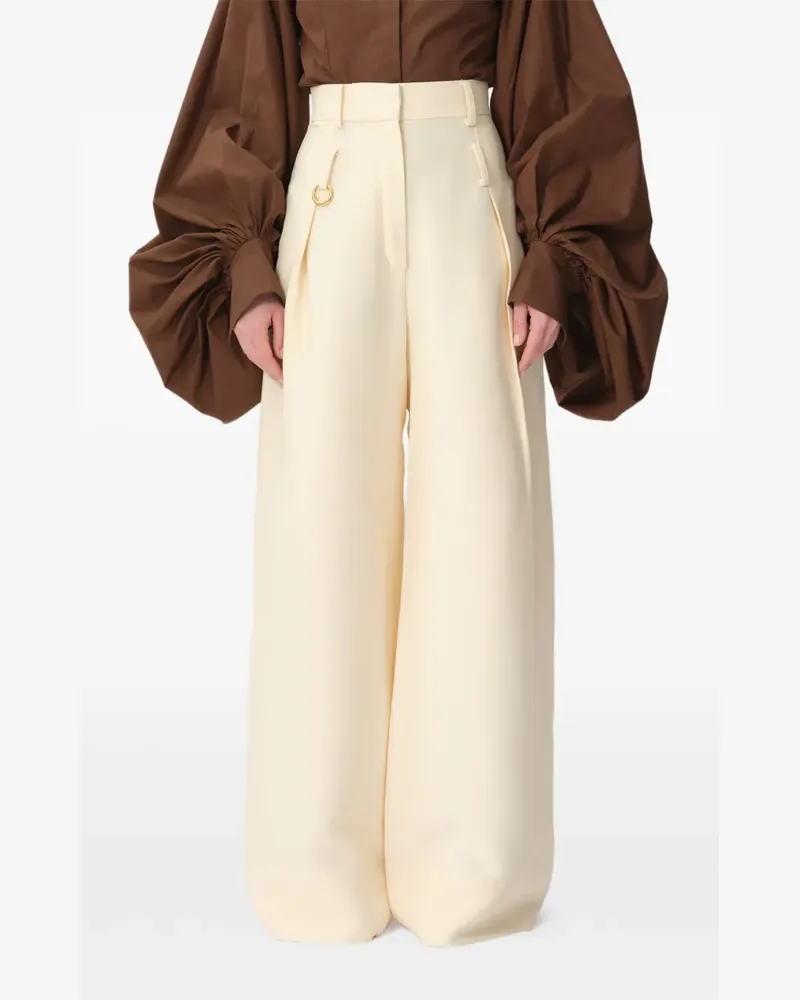 CONCEPTO Edge wide-leg trousers - Gelb Gelb