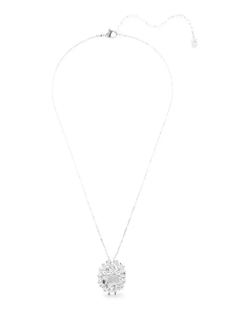 Swarovski Sublime crystal wreath pendant necklace - Silber Silber
