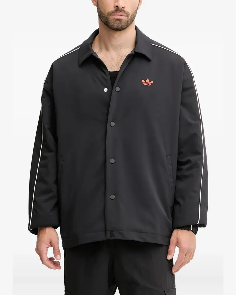 adidas Originals Coach Jacke - Schwarz Schwarz
