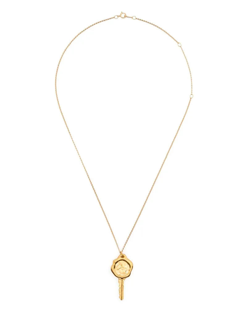 Alighieri Key to the Library necklace - Gold Gold