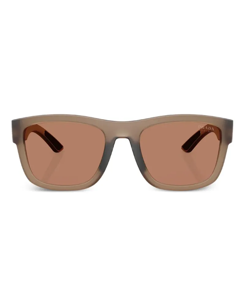 Prada rectangle-frame sunglasses - Braun Braun