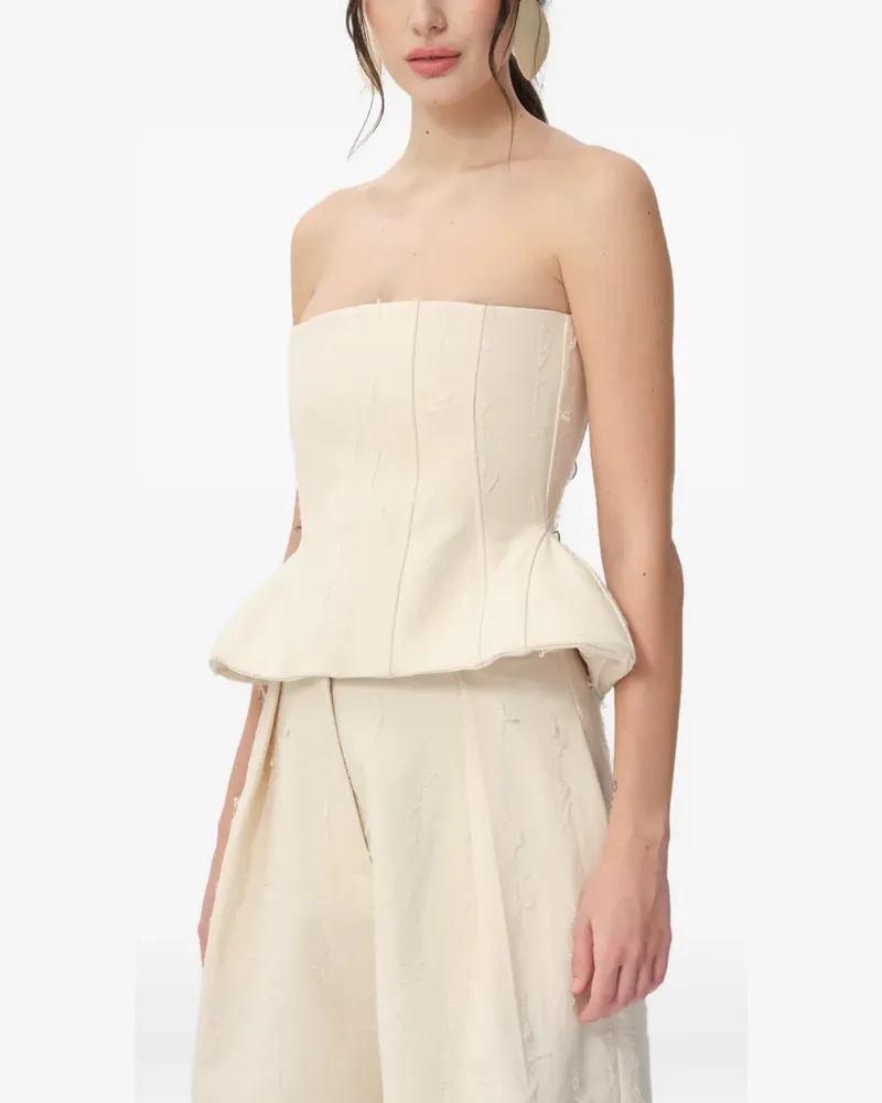 CONCEPTO fringe corset - Nude Nude