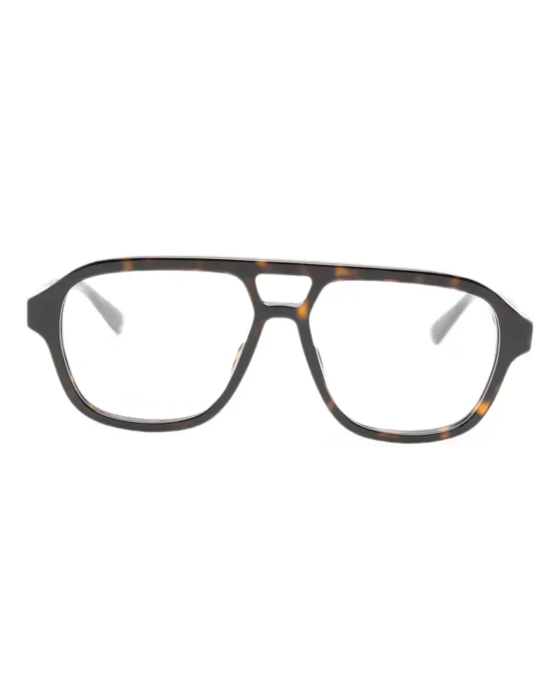 Gucci Pilotenbrille in Schildpattoptik - Braun Braun