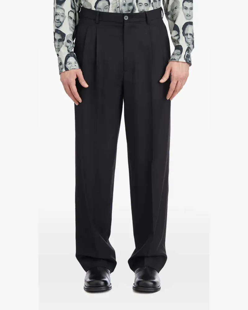 Magliano double-pleat trousers - Schwarz Schwarz