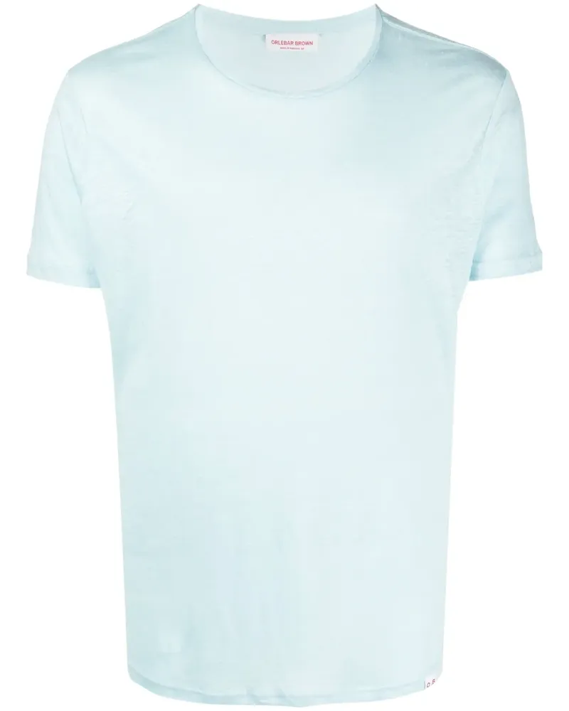 Orlebar Brown T-Shirt mit rundem Ausschnitt - Blau Blau