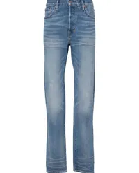 Tom Ford Broken Slim-Fit-Jeans Blau