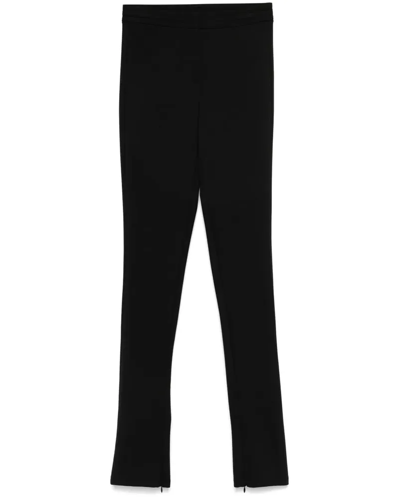 Patrizia Pepe Leggings mit Logo-Schild - Schwarz Schwarz