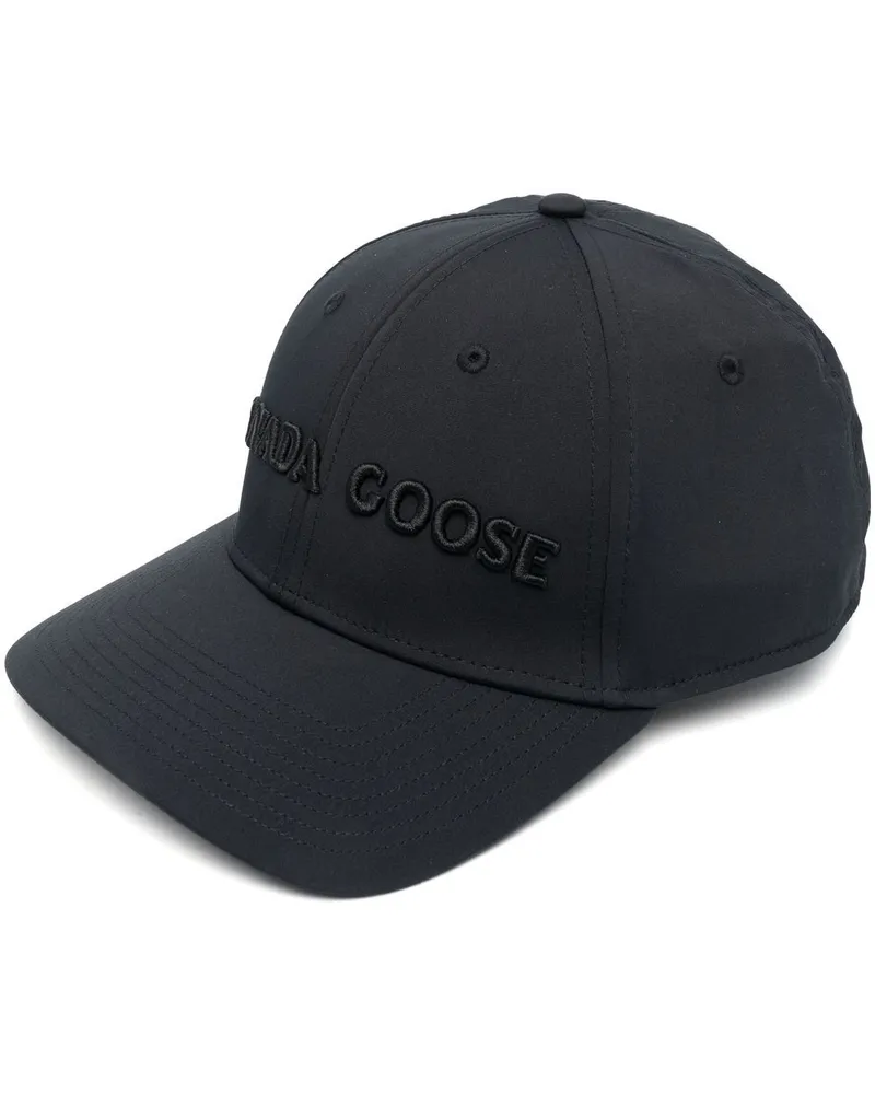 Canada Goose Baseballkappe mit geradem Schirm - Schwarz Schwarz