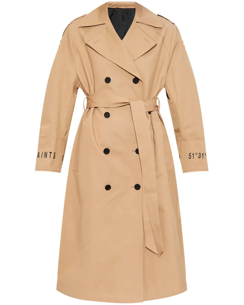 AllSaints Demmi Trenchcoat - Nude Nude