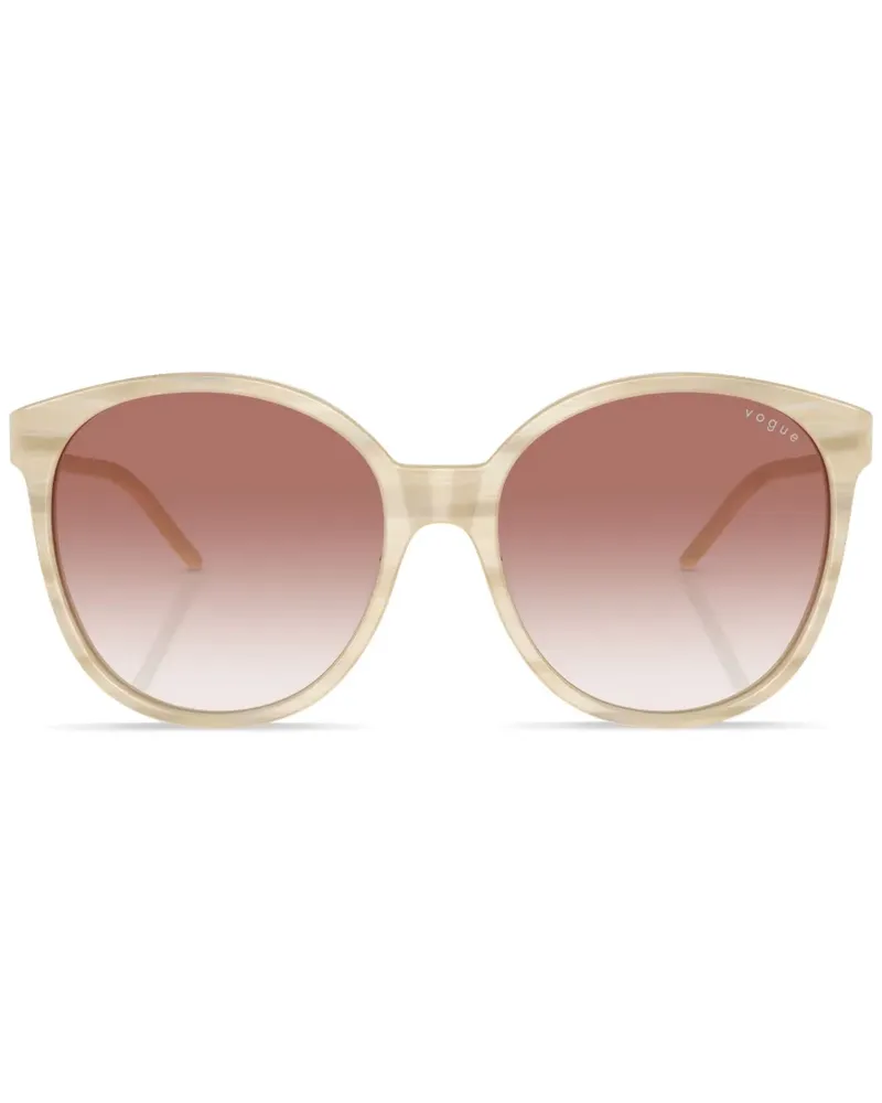 Vogue Runde Sonnenbrille - Braun Braun