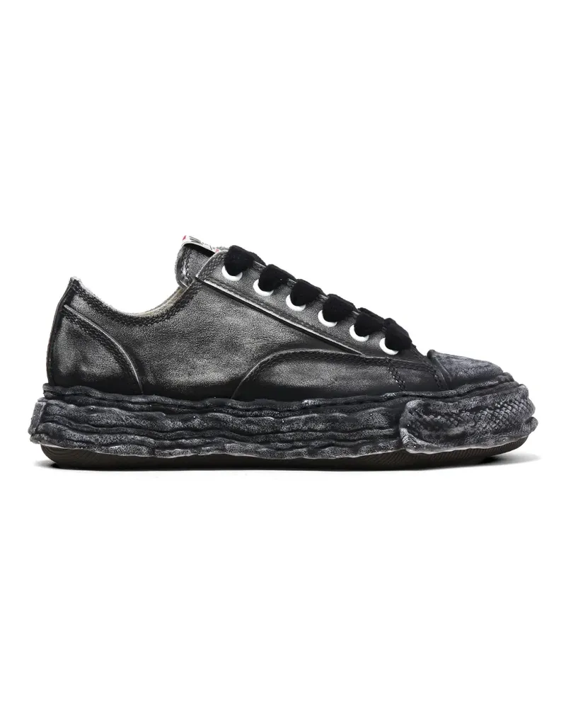 MIHARAYASUHIRO Peterson 23 OG Sole Sneakers im Used-Look - Schwarz Schwarz