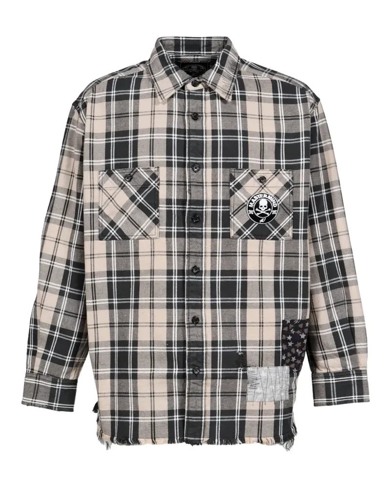 Mastermind Japan x Sean Wotherspoon patchwork shirt - Nude Nude