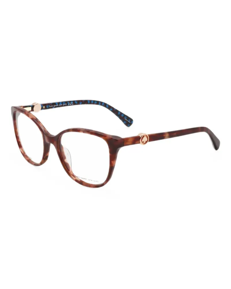 Kate Spade Taya Brille in Schildpattoptik - Braun Braun