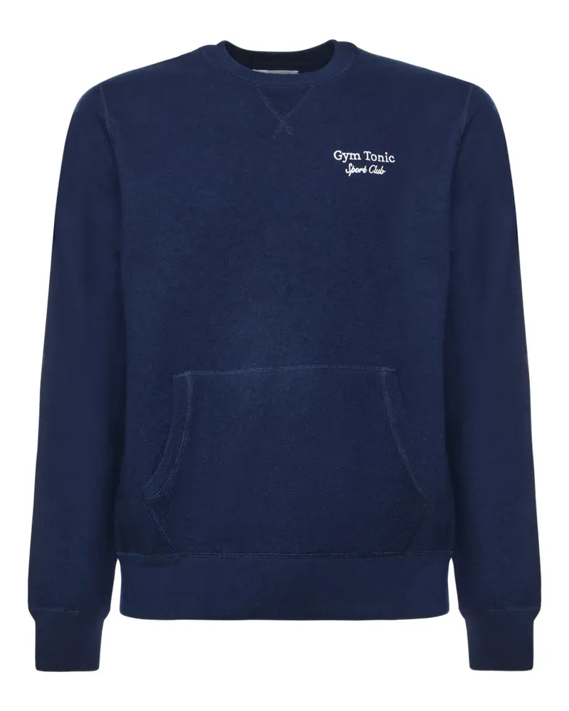 MC2 Saint Barth Sweatshirt mit aufgestickter Tasche - Blau Blau
