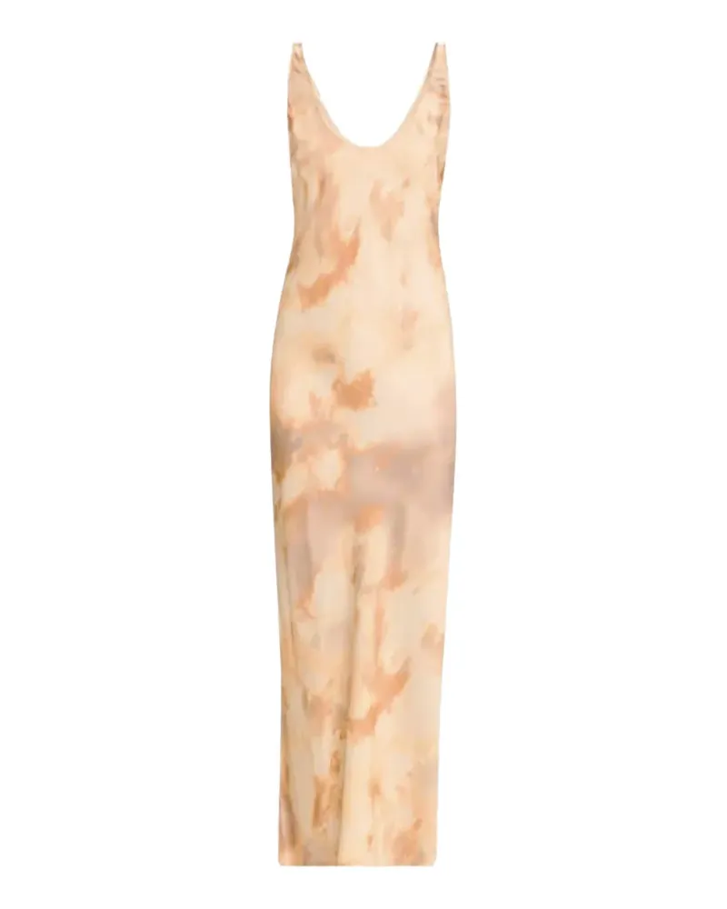 L'Agence Akiya tie-dye maxi dress - Nude Nude