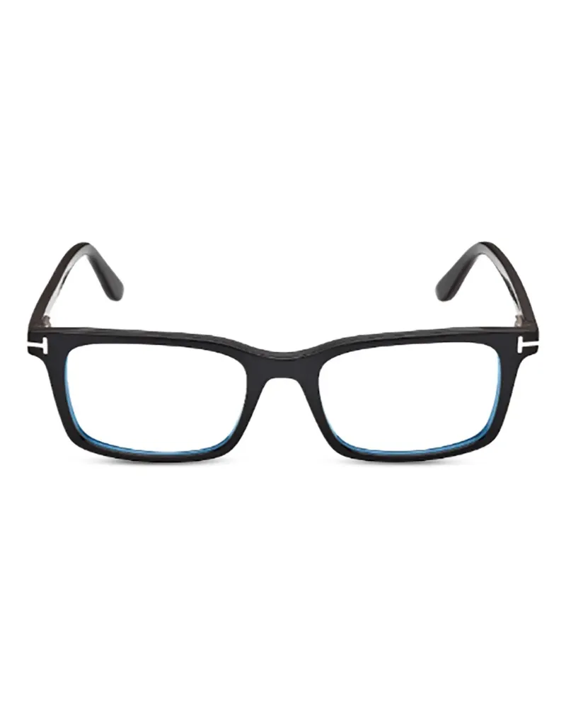 Tom Ford Brille mit eckigem Gestell - Schwarz Schwarz