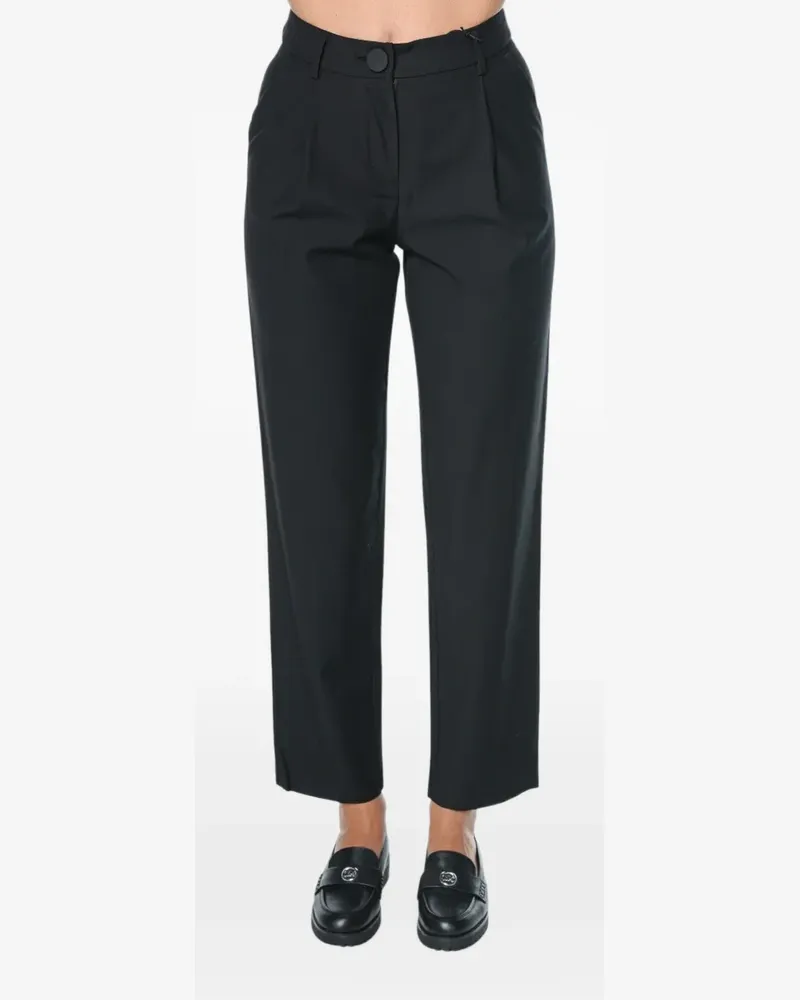 Armani Exchange Hose mit Bundfalten - Schwarz Schwarz