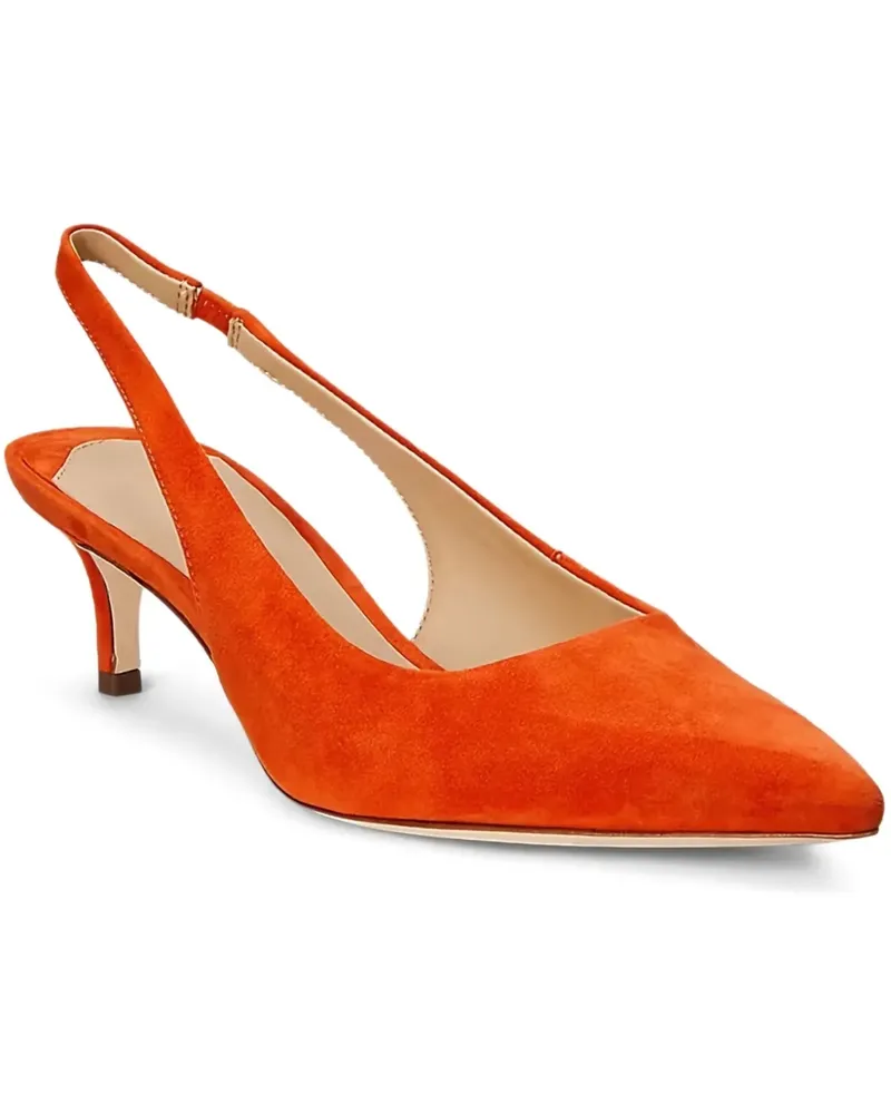Ralph Lauren Pumps aus Wildleder - Orange Orange