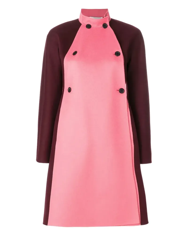 Valentino Garavani Mantel mit Colour-Block-Optik - Rosa Rosa