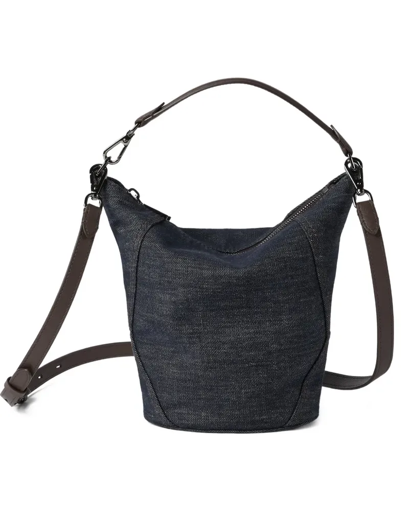 Brunello Cucinelli Kleine Duo Beuteltasche - Blau Blau