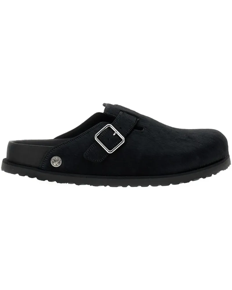 Birkenstock Mules mit Schnallenriemen - Schwarz Schwarz