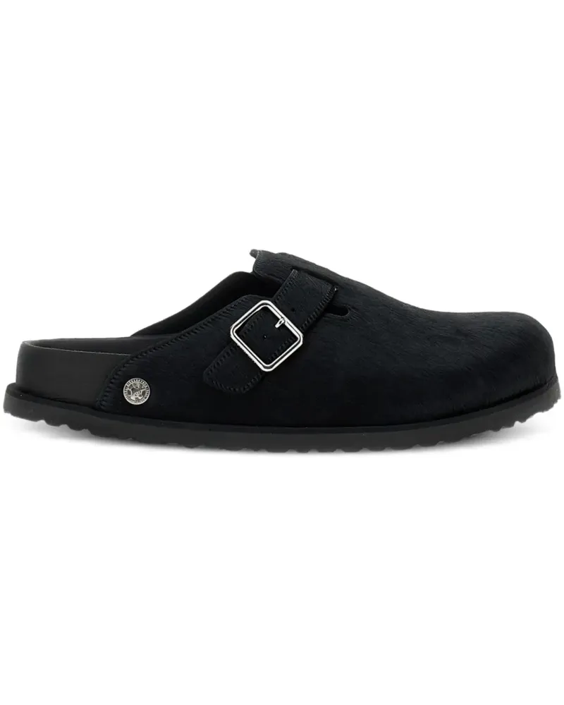 Birkenstock Mules mit Schnallenriemen - Schwarz Schwarz