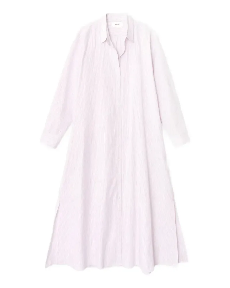 Xírena Boden striped shirt midi dress - Weiß Weiß