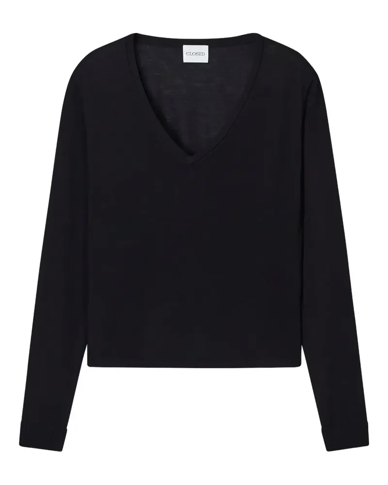 Closed Pullover mit V-Ausschnitt - Schwarz Schwarz