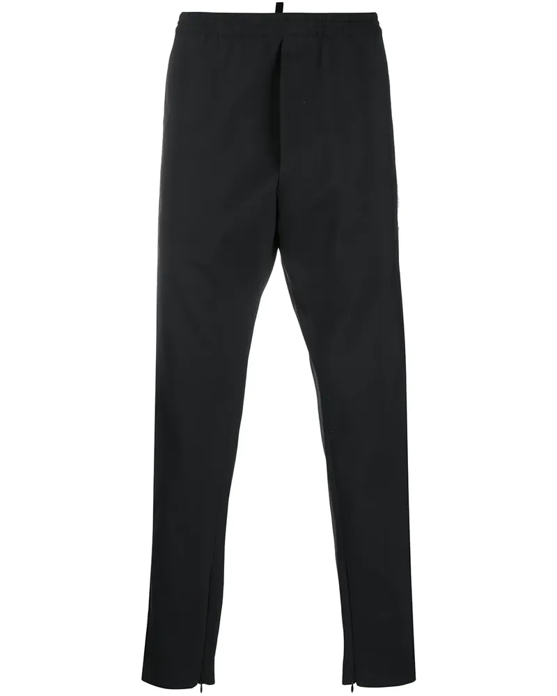 Dsquared2 Hose mit Logo-Streifen - Schwarz Schwarz