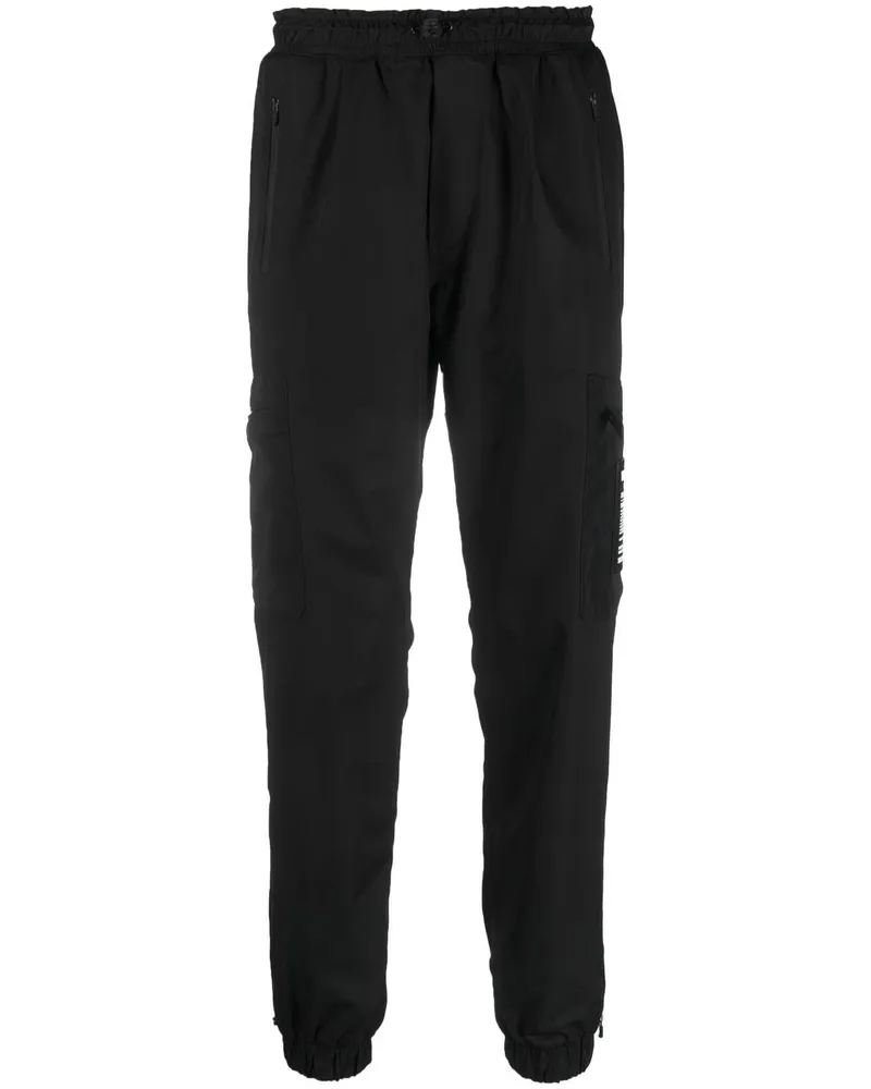 Philipp Plein Jogginghose mit Logo-Print - Schwarz Schwarz
