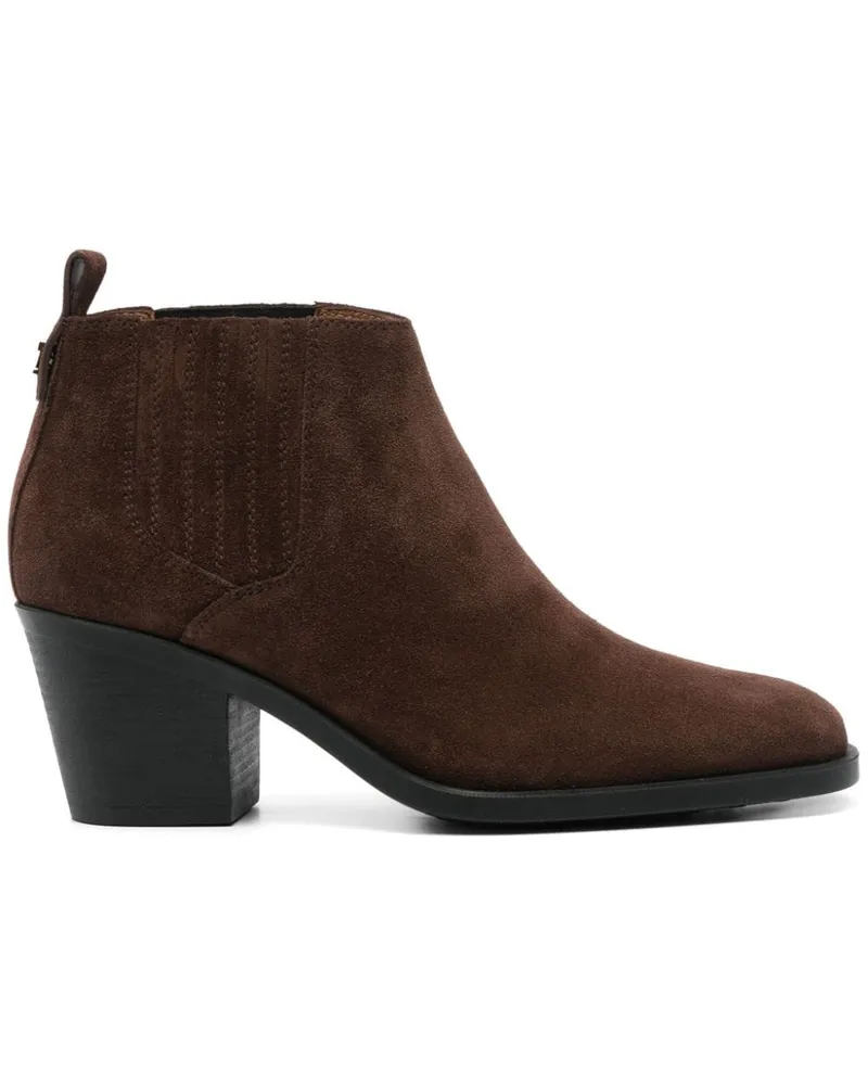 TOD'S Stiefeletten aus Wildleder 65mm - Braun Braun