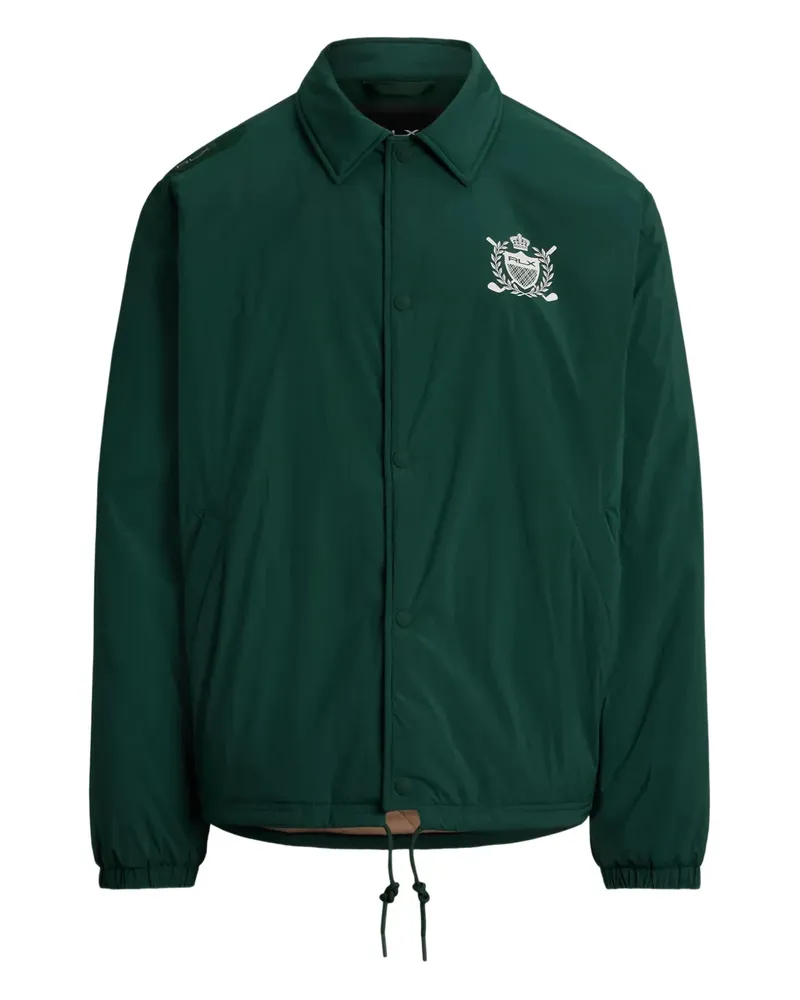 Ralph Lauren Poloshirtjacke mit Logo-Print - Grün Grün