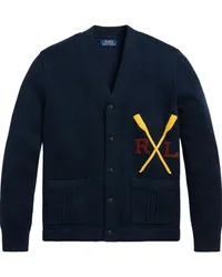 Ralph Lauren Cardigan mit Logo-Stickerei Blau