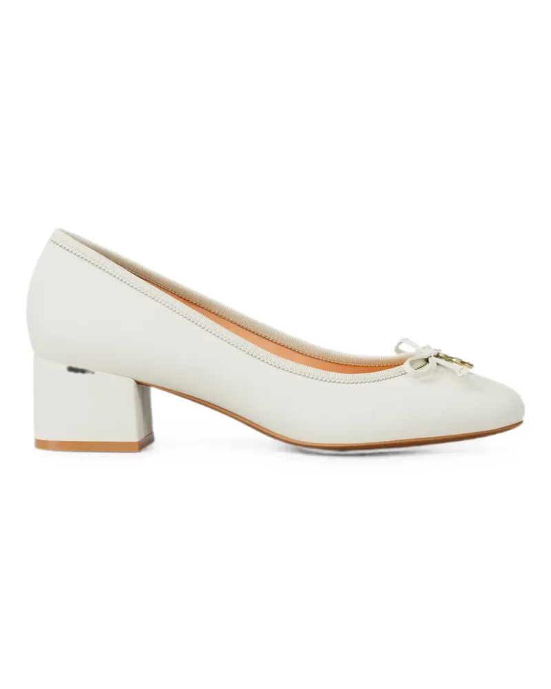 Michael Kors Piper Flex bow-detail pumps - Weiß Weiß