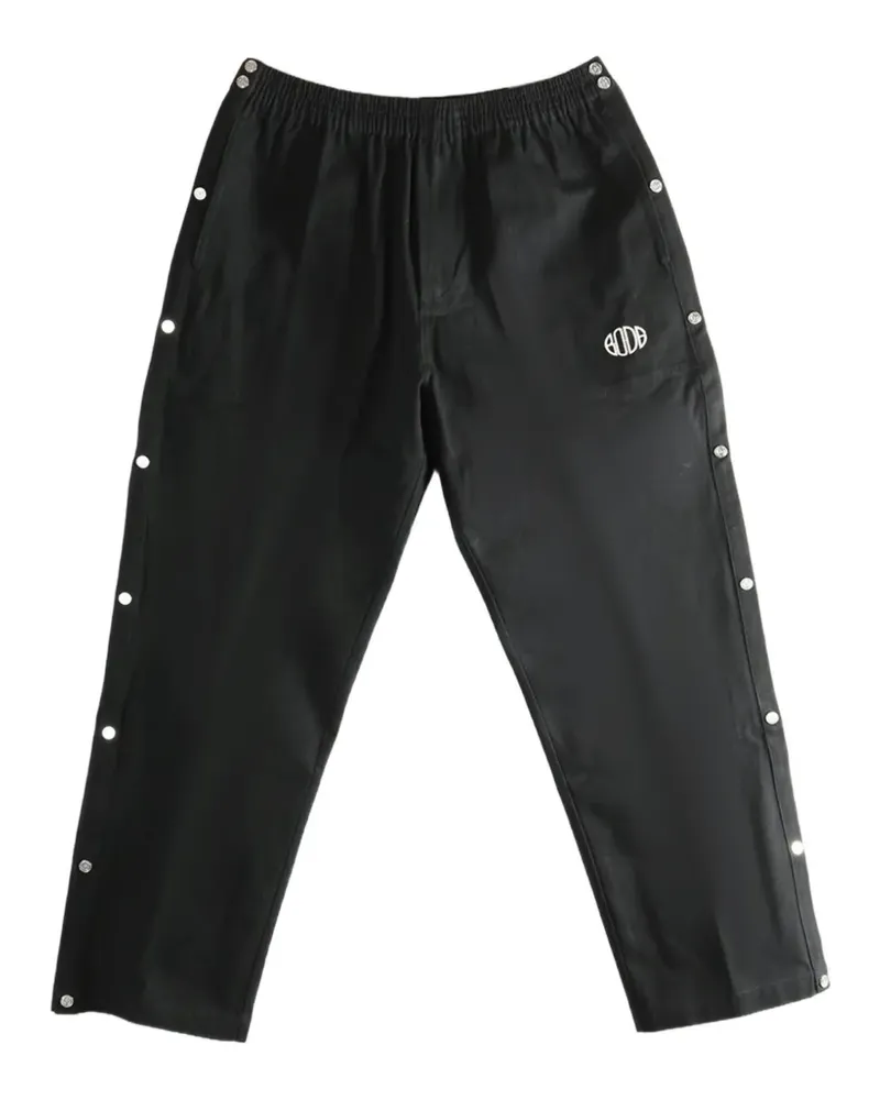 BODE Geknöpfte Hose - Schwarz Schwarz