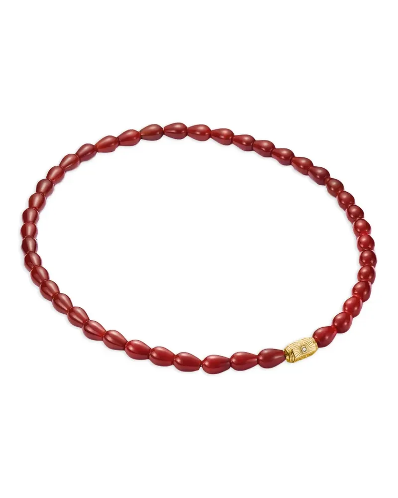 Thomas Sabo Elyndra Halskette mit Achat - Rot Rot