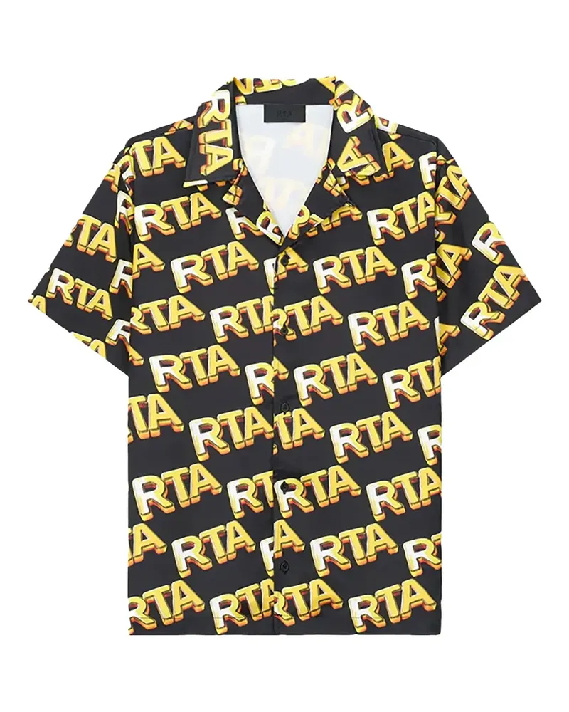 RTA Nathan shirt - Schwarz Schwarz