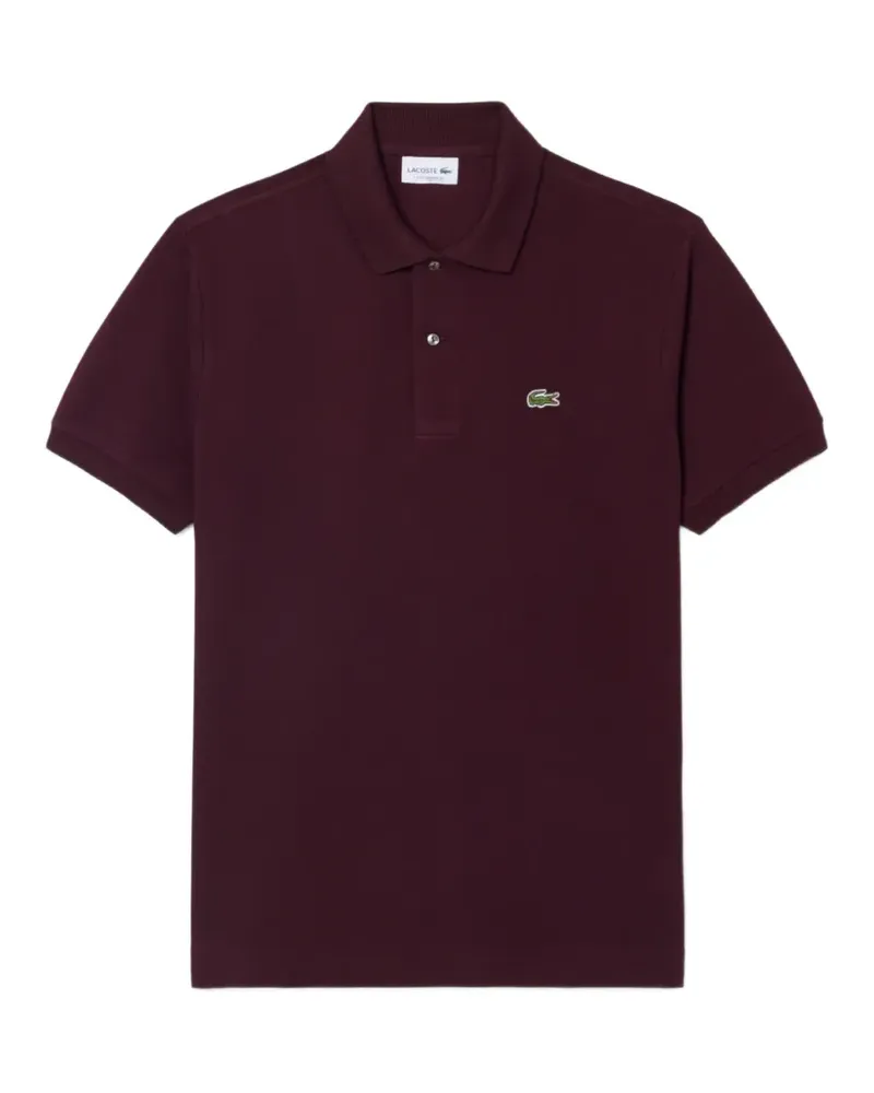 Lacoste Poloshirt mit Logo-Patch - Rot Rot