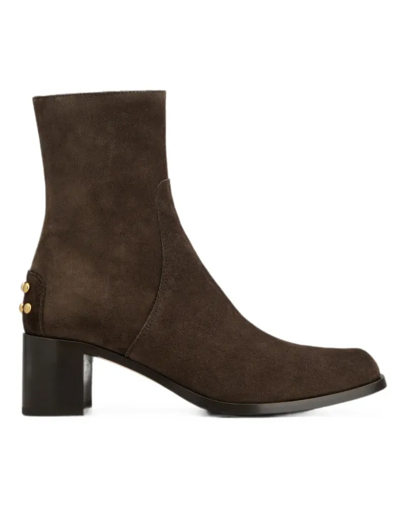 TOD'S Gommini Stiefeletten aus Wildleder - Braun Braun