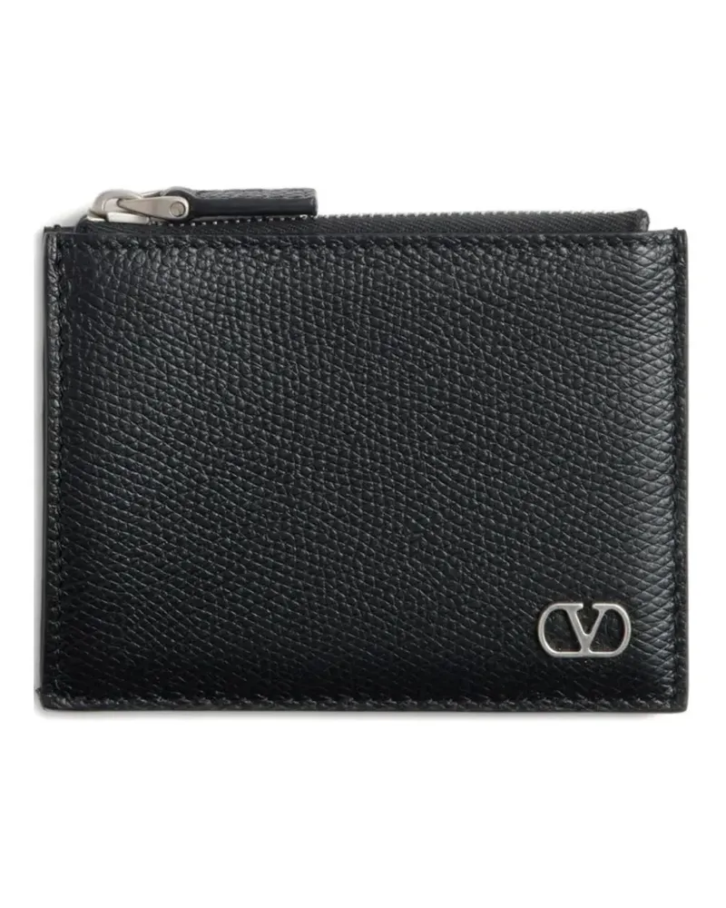 Valentino Garavani VLogo Signature Portemonnaie - Schwarz Schwarz